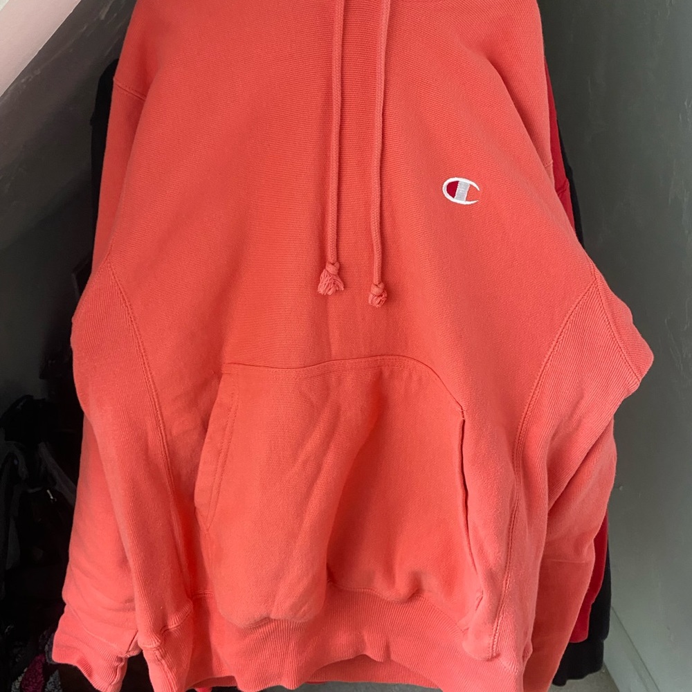 *CHAMPION* REVERSE WEAVE Salmon Pink Sweatshirt
